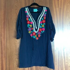 Judith March floral embroidered dress